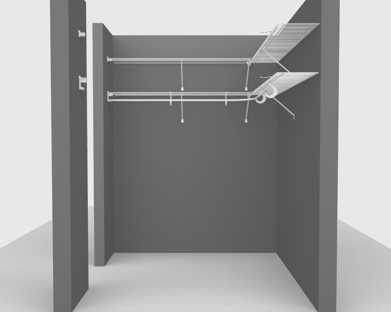 Fixed Mount Package 5 - All Purpose Shelving with SuperSlide up to 1.8m/ 6ft square